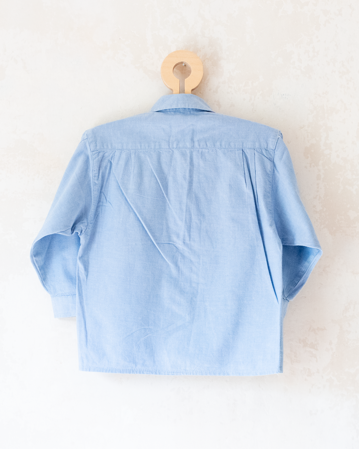 Long denim shirt with farm animal embroidery | 2-3 years