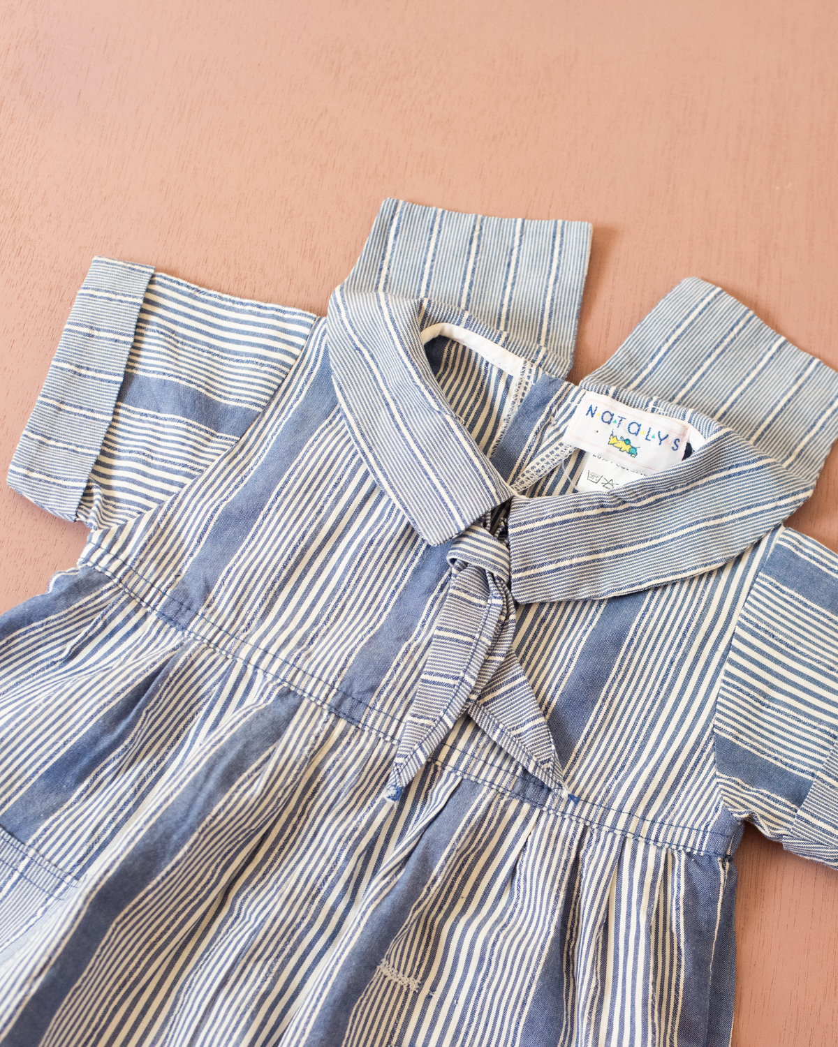 Striped sailor overalls | 3-6 months