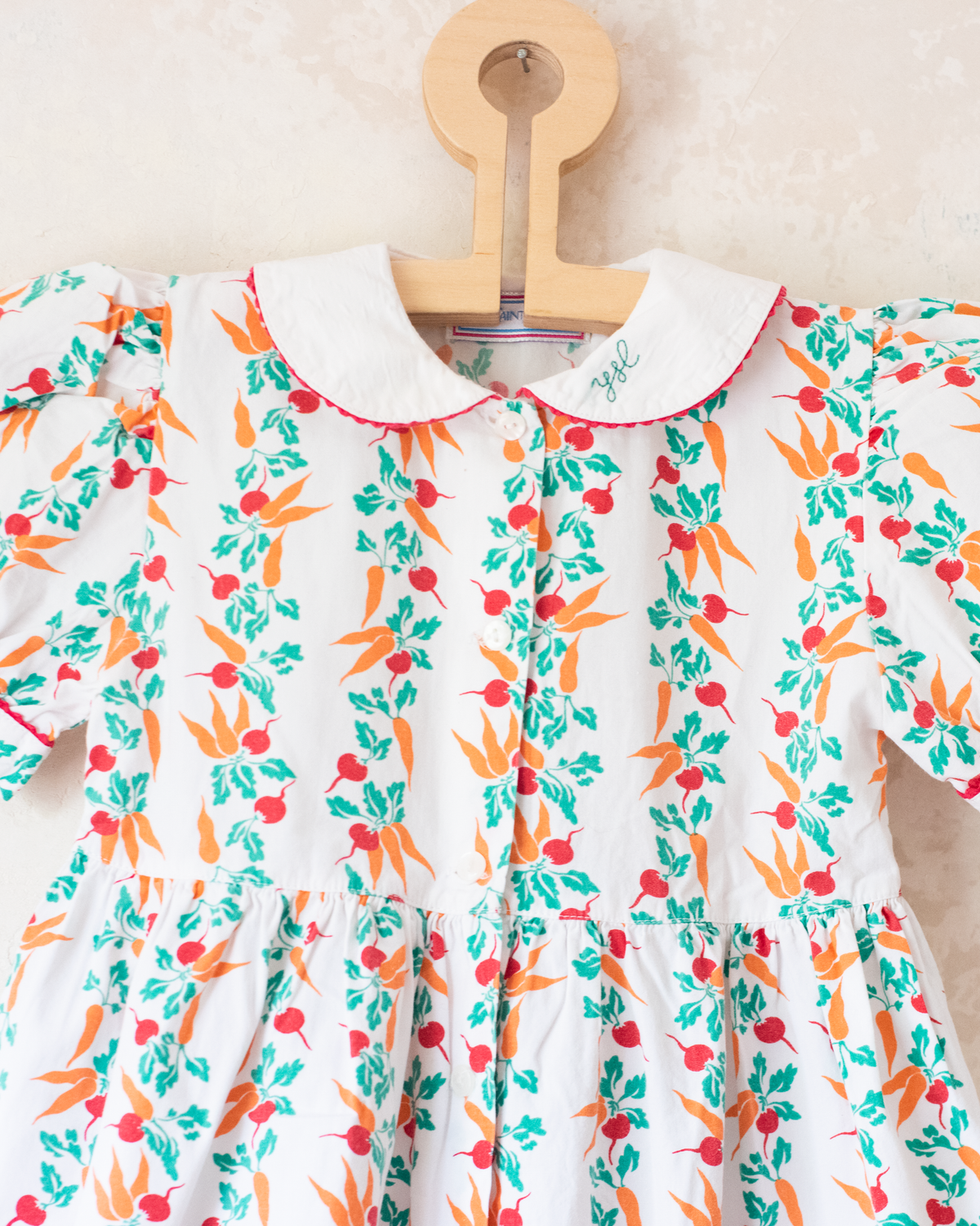 Yves Saint Laurent radish and carrot dress | 3-4 years