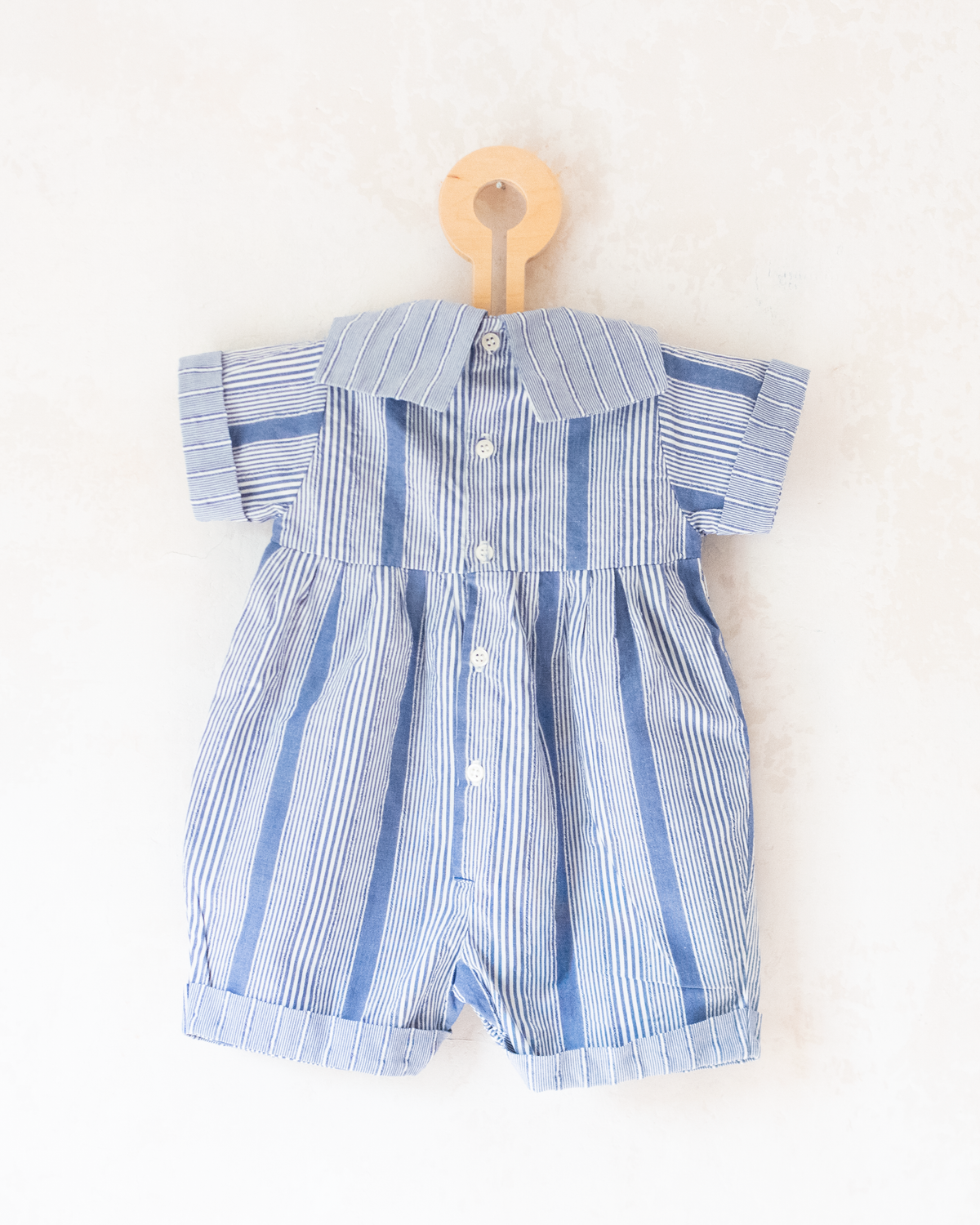 Striped sailor overalls | 3-6 months
