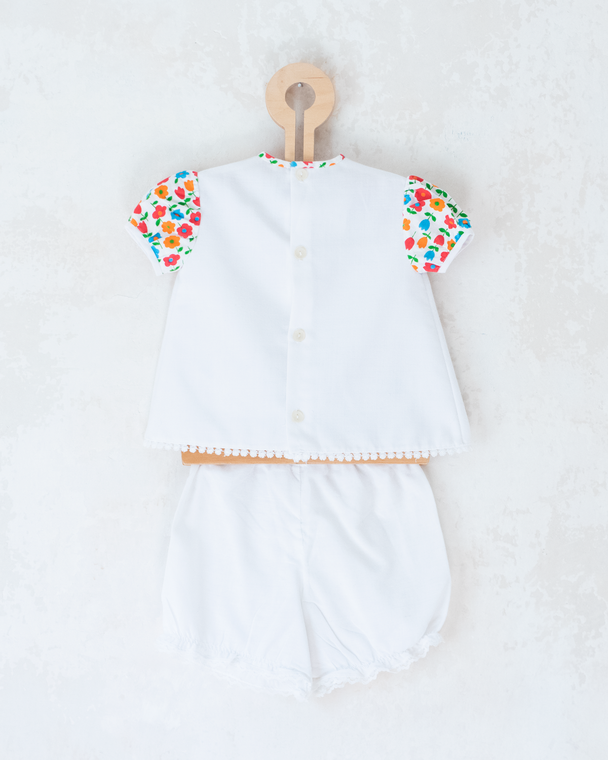 Perfect floral set from the seventies | 3-6 months