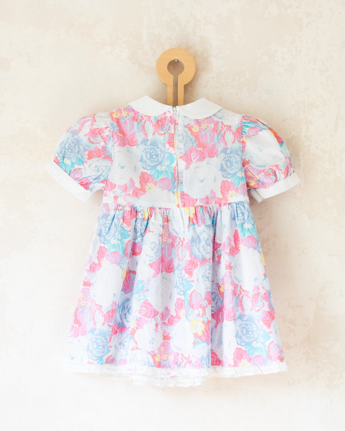 Floral 80s dress | 18-24 months