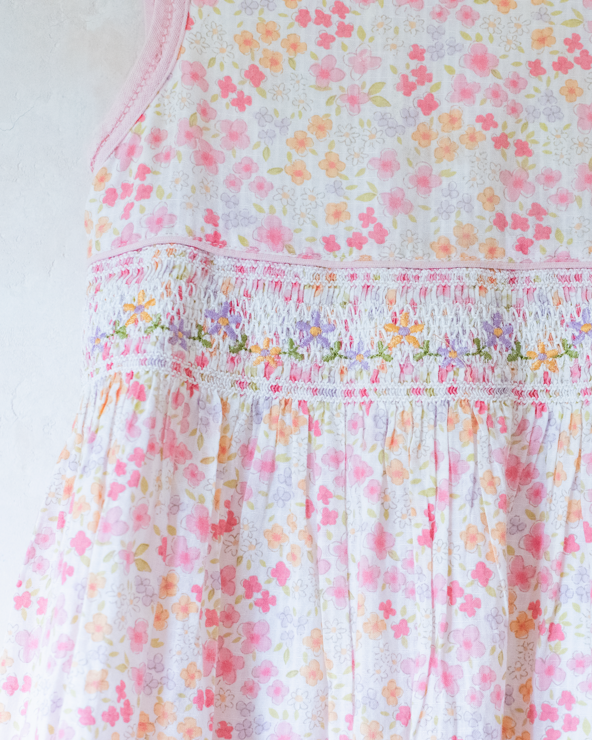 Floral dress with flower embroidery | 6-7 years