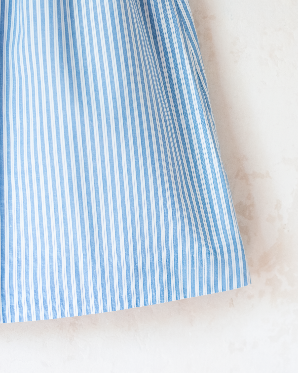 Embroidered sailor collar striped dress | 12-18 months
