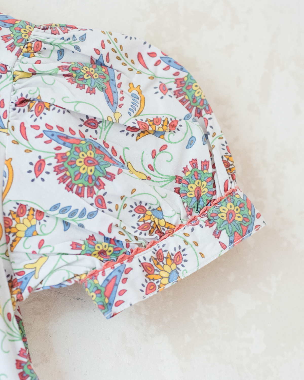 Colorful 80s short-sleeved shirt | 6-7 years