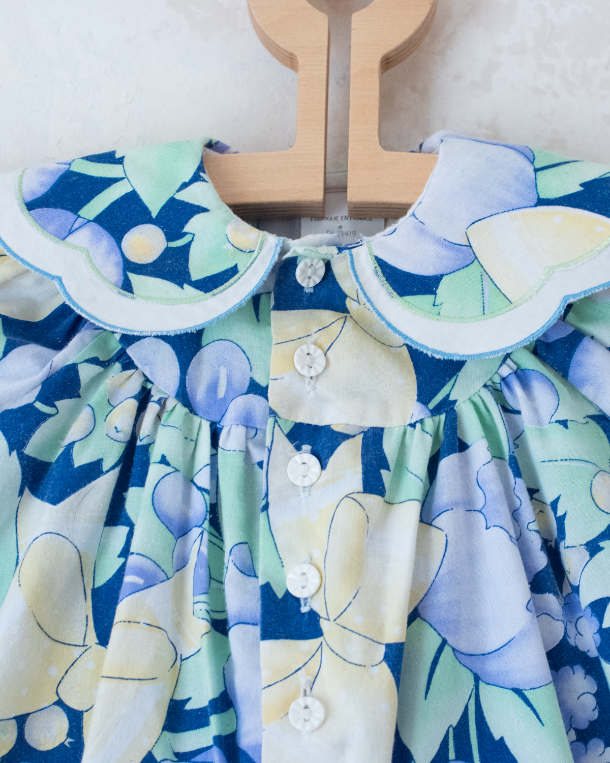 Overalls with fruit and bow tie print | 6-9 months