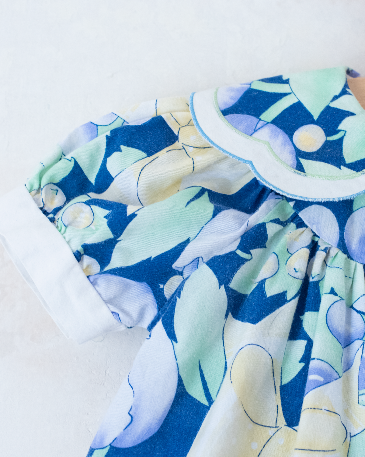 Overalls with fruit and bow tie print | 6-9 months