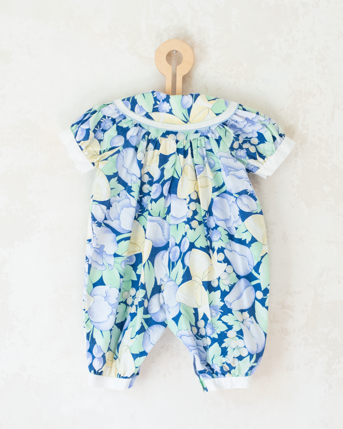 Overalls with fruit and bow tie print | 6-9 months