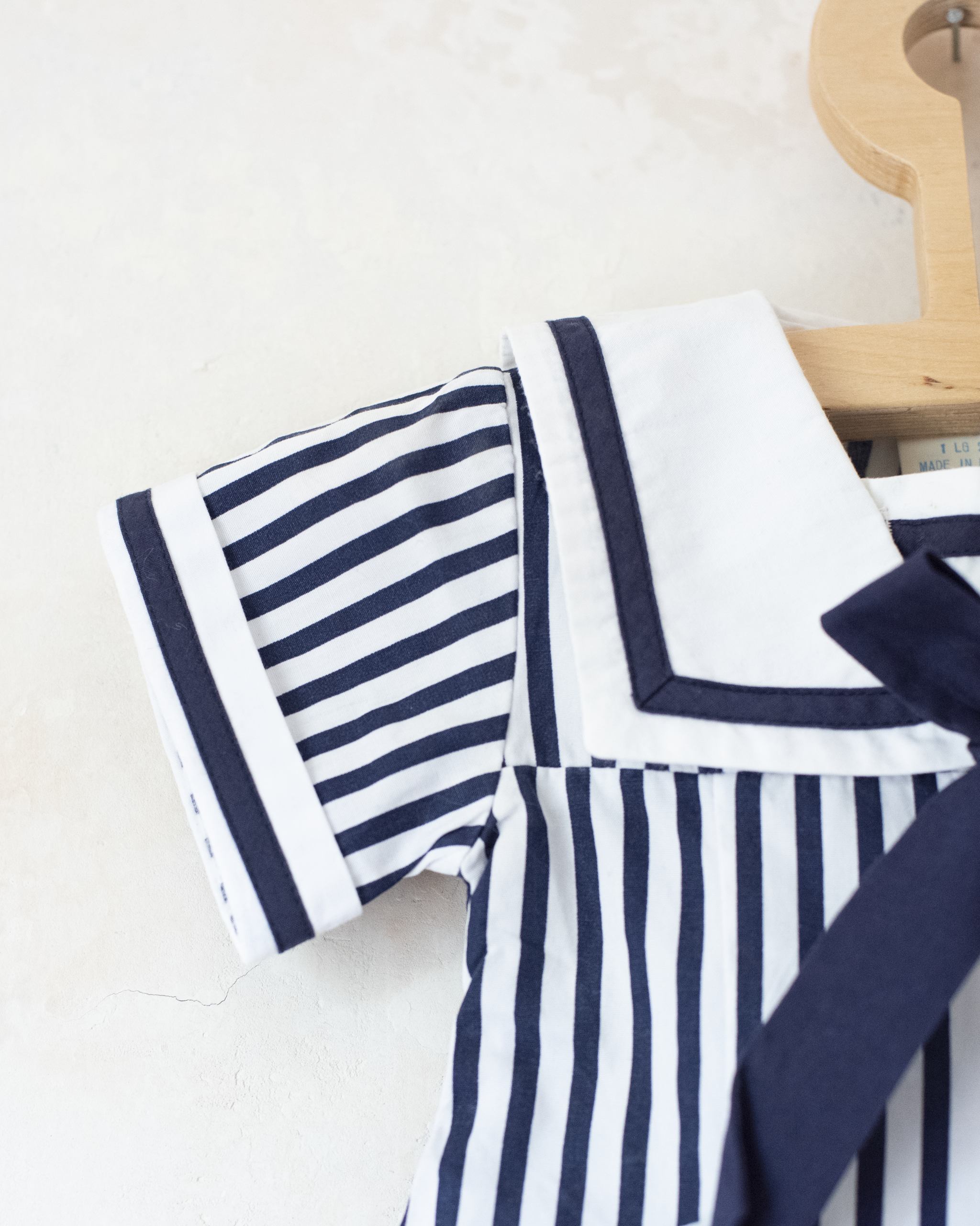 אוברול ימאים עם כובע תואם | 3-6 חודשים