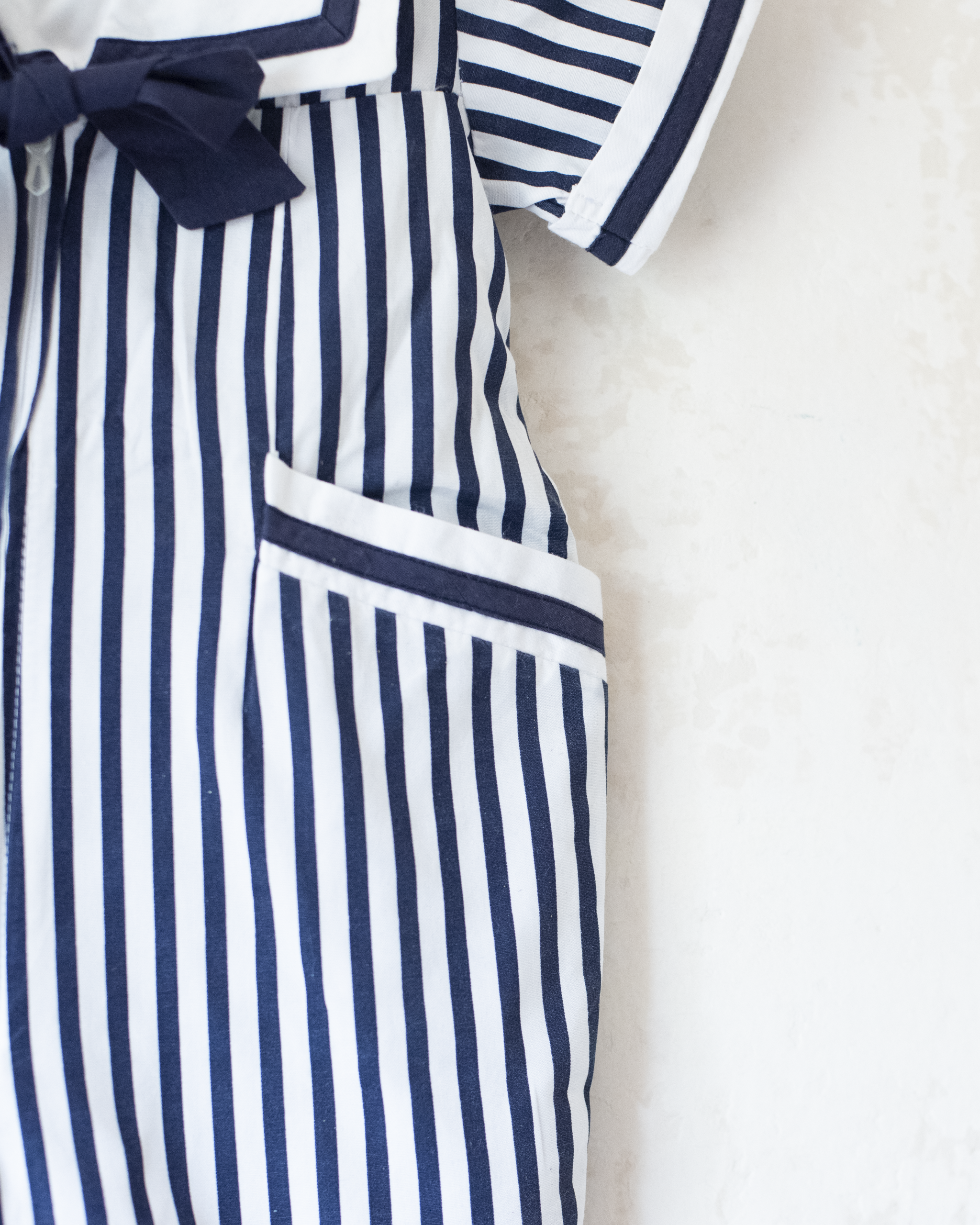 אוברול ימאים עם כובע תואם | 3-6 חודשים