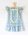 שמלה פרחונית עם כתפיות מלמלה | 2-3 שנים
