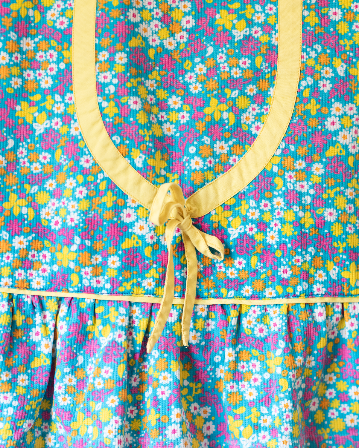Floral dress with ruffled straps | 2-3 years