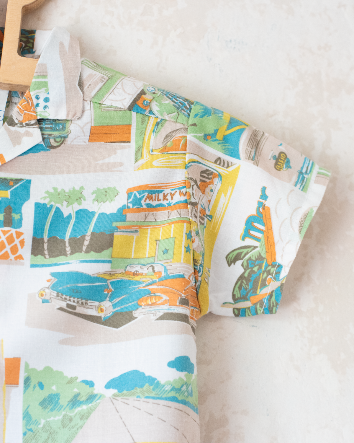 Collared shirt with travel print | 18-24 months