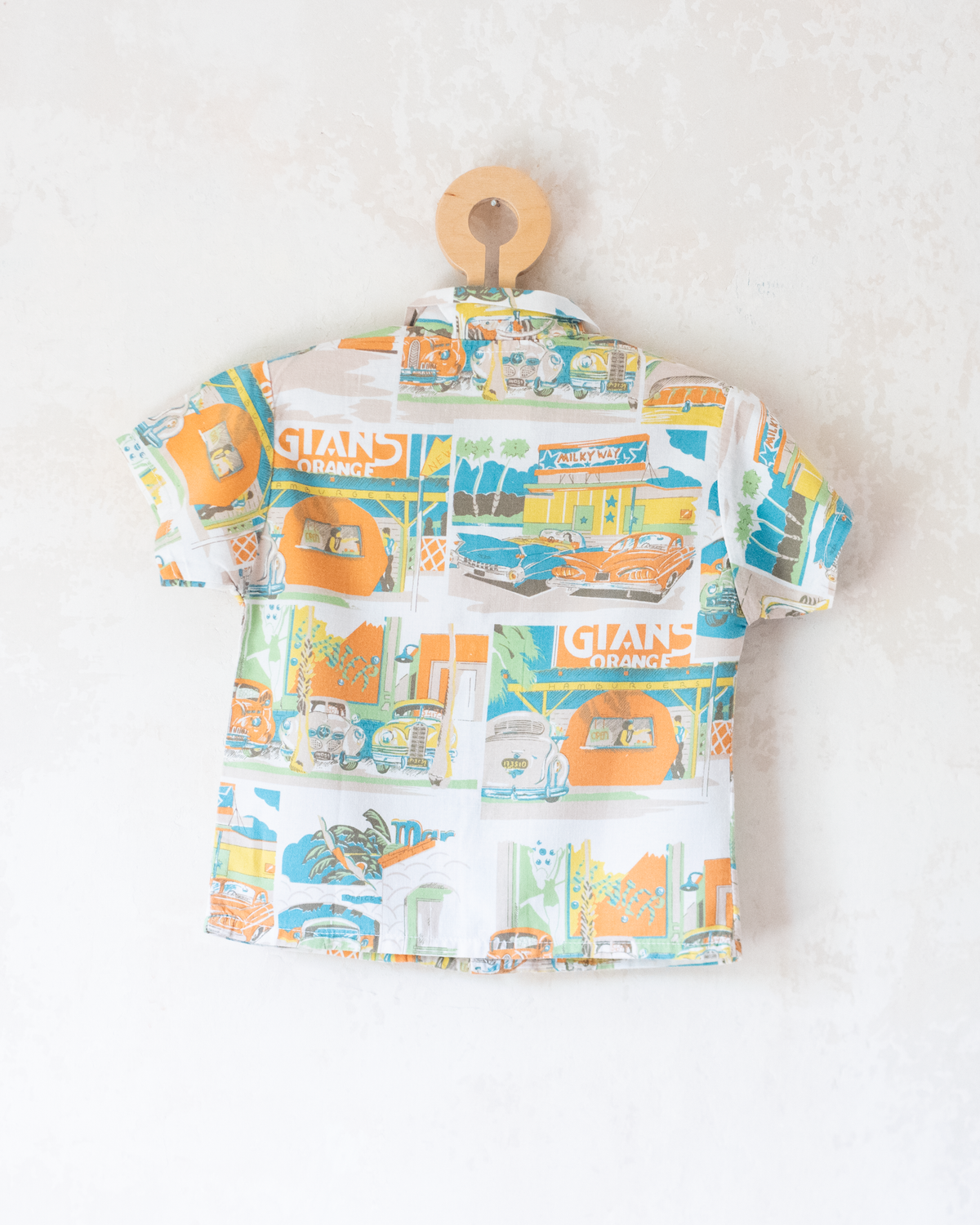 Collared shirt with travel print | 18-24 months