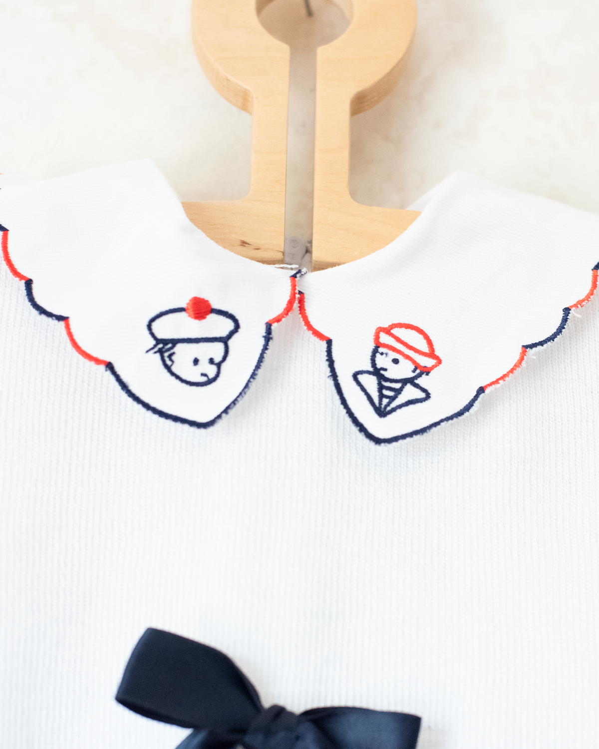 Knitted Sailor Overall | 9-12 Months