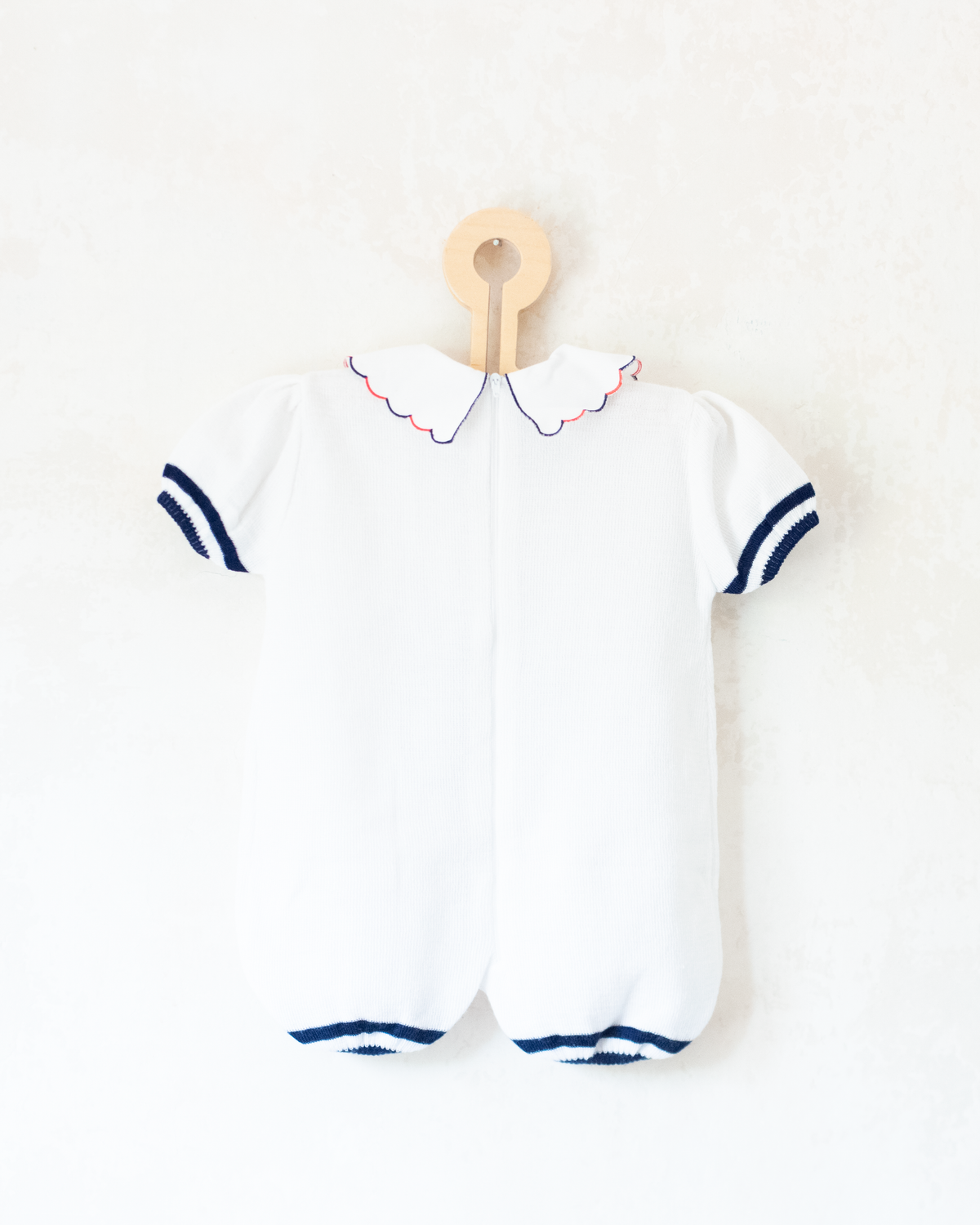 Knitted Sailor Overall | 9-12 Months