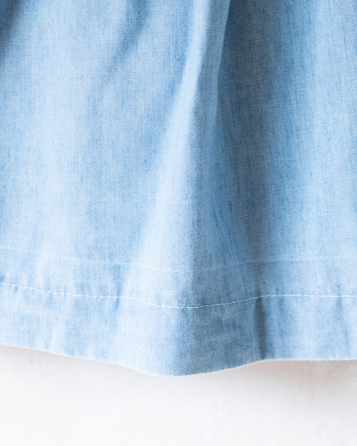 Denim dress with embroidered fruit | 3-4 years