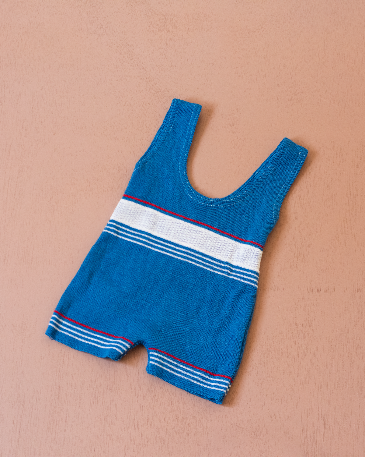 French Knitted Overalls Blue | 3-6 Months
