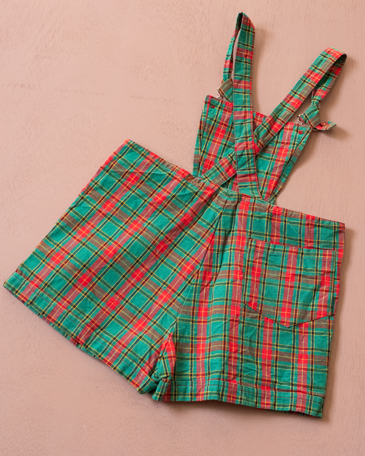 60s plaid overall | 2-3 years