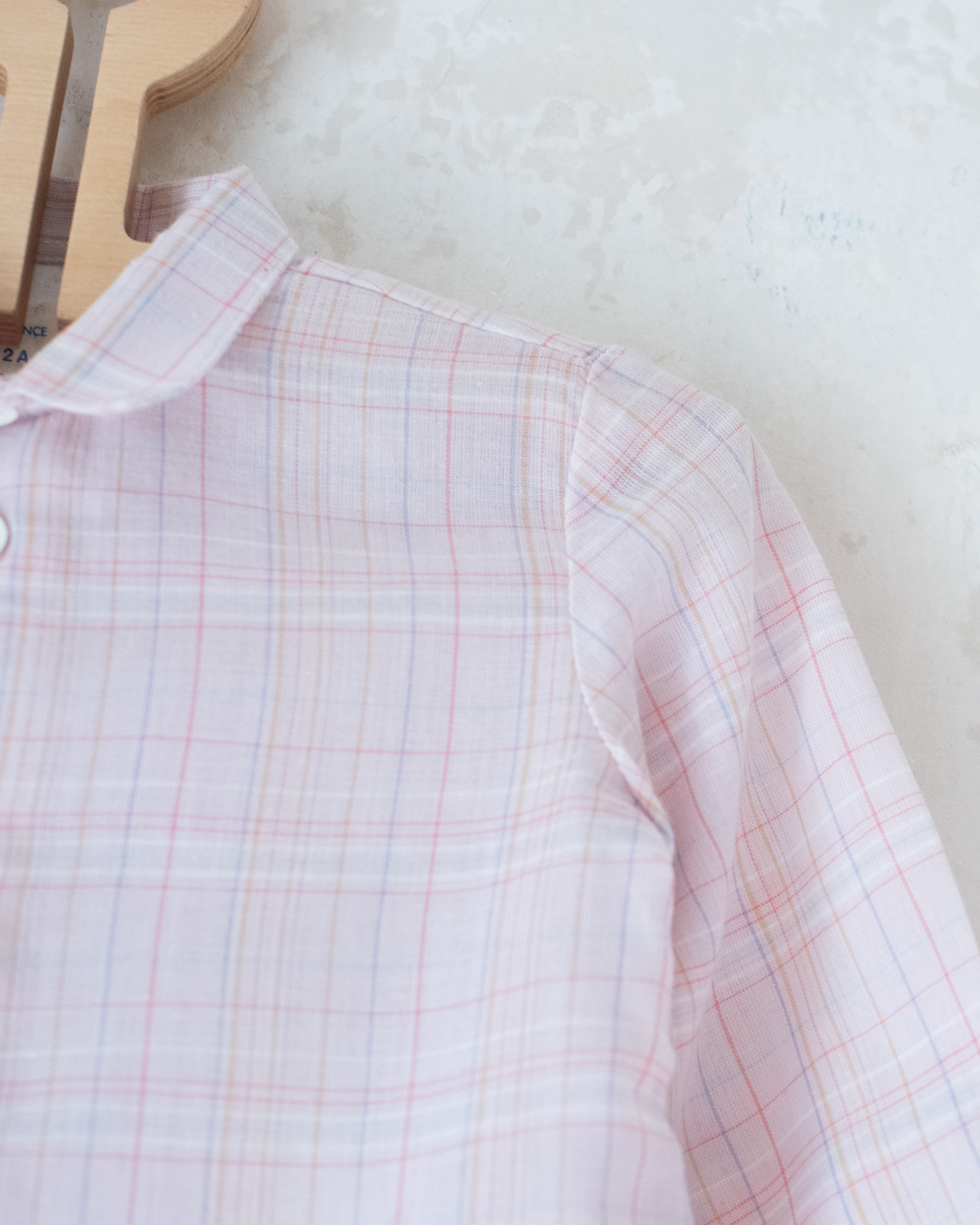 Long pink shirt with stripes | 18-24 months
