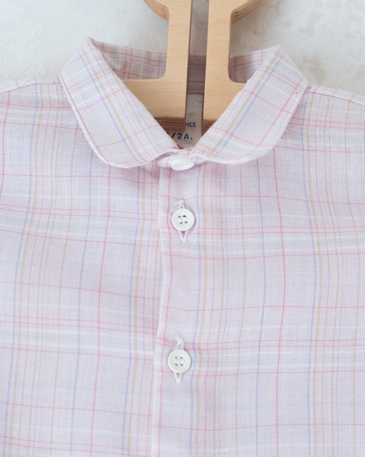 Long pink shirt with stripes | 18-24 months