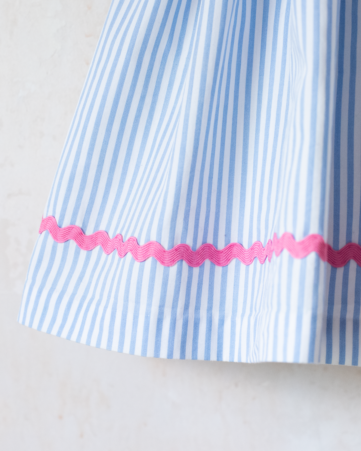 Dress with stripes and embroidered sailboats | 2-3 years