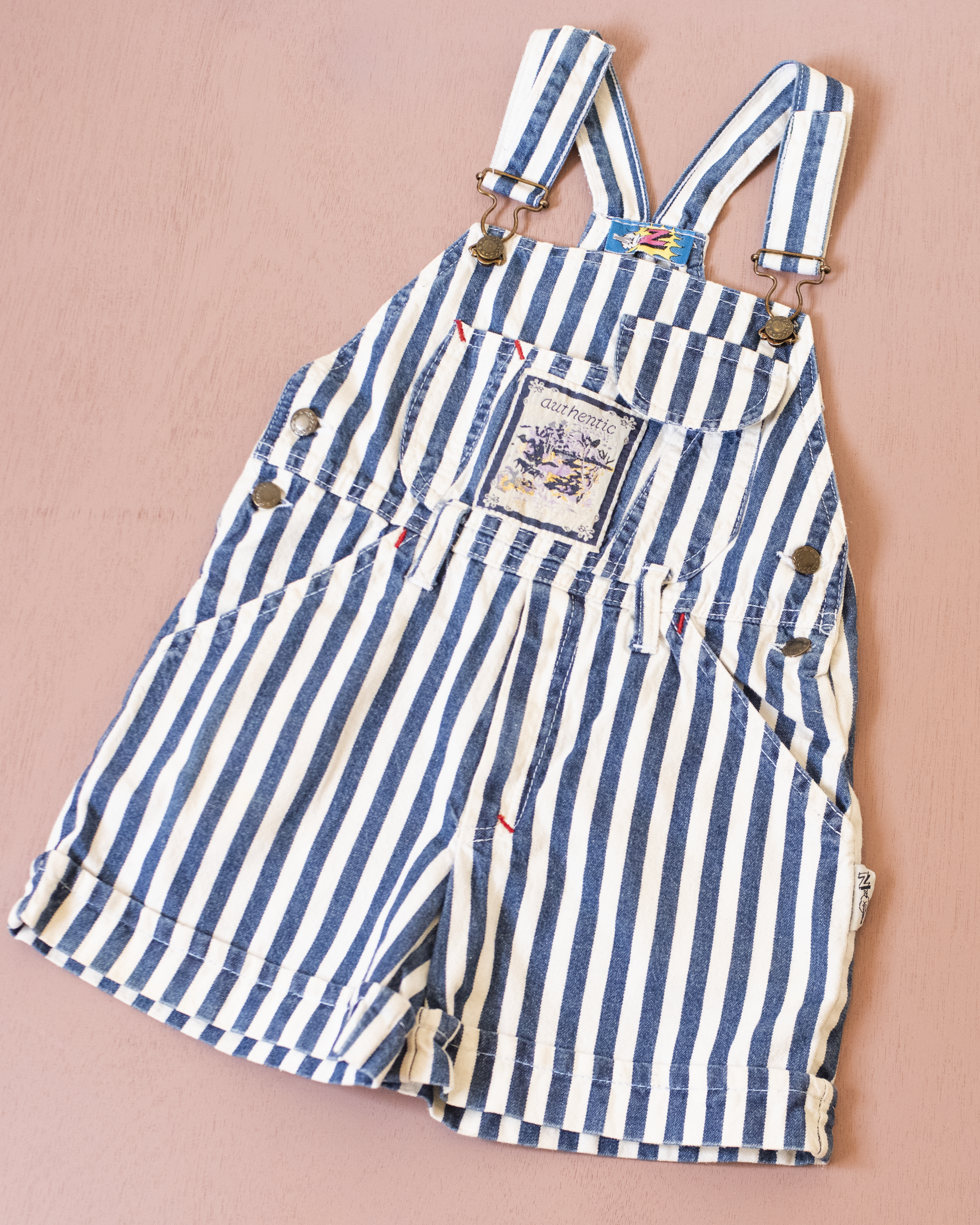 אוברול עם פסים | 3-4 שנים