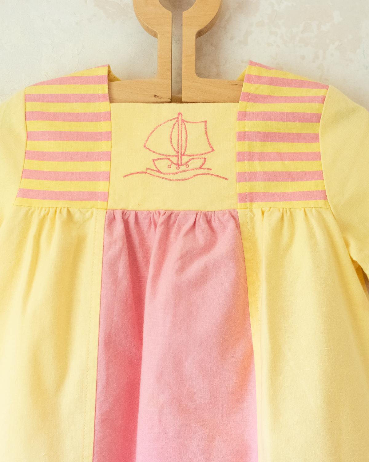 Banana Punch Dress with Sailboat | 2-3 Years