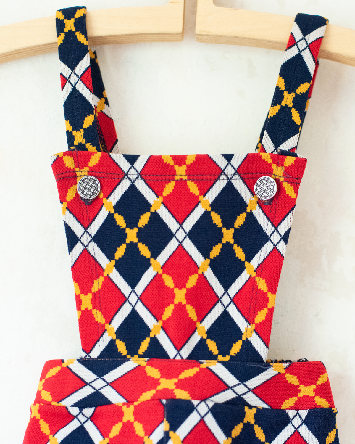 Diamond onesie | Italian deadstock from the Sixties | 3-6 months