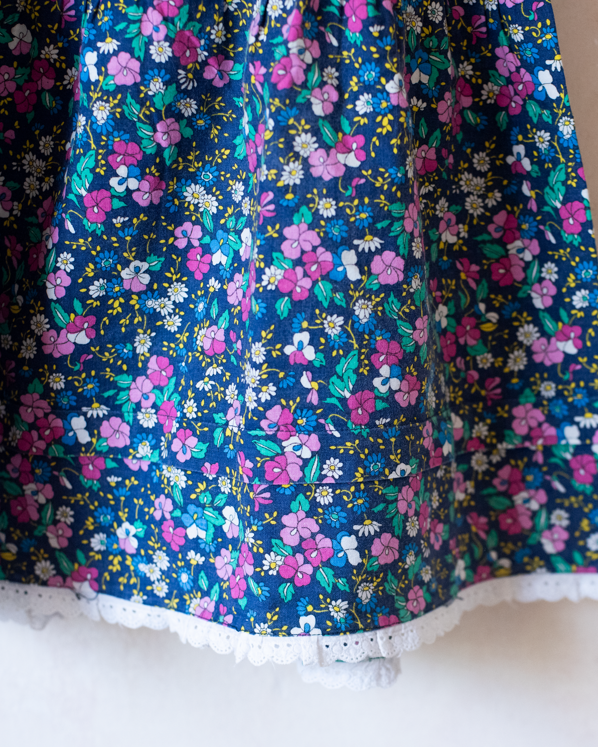 Handmade French Floral Dress | 7-8 Years