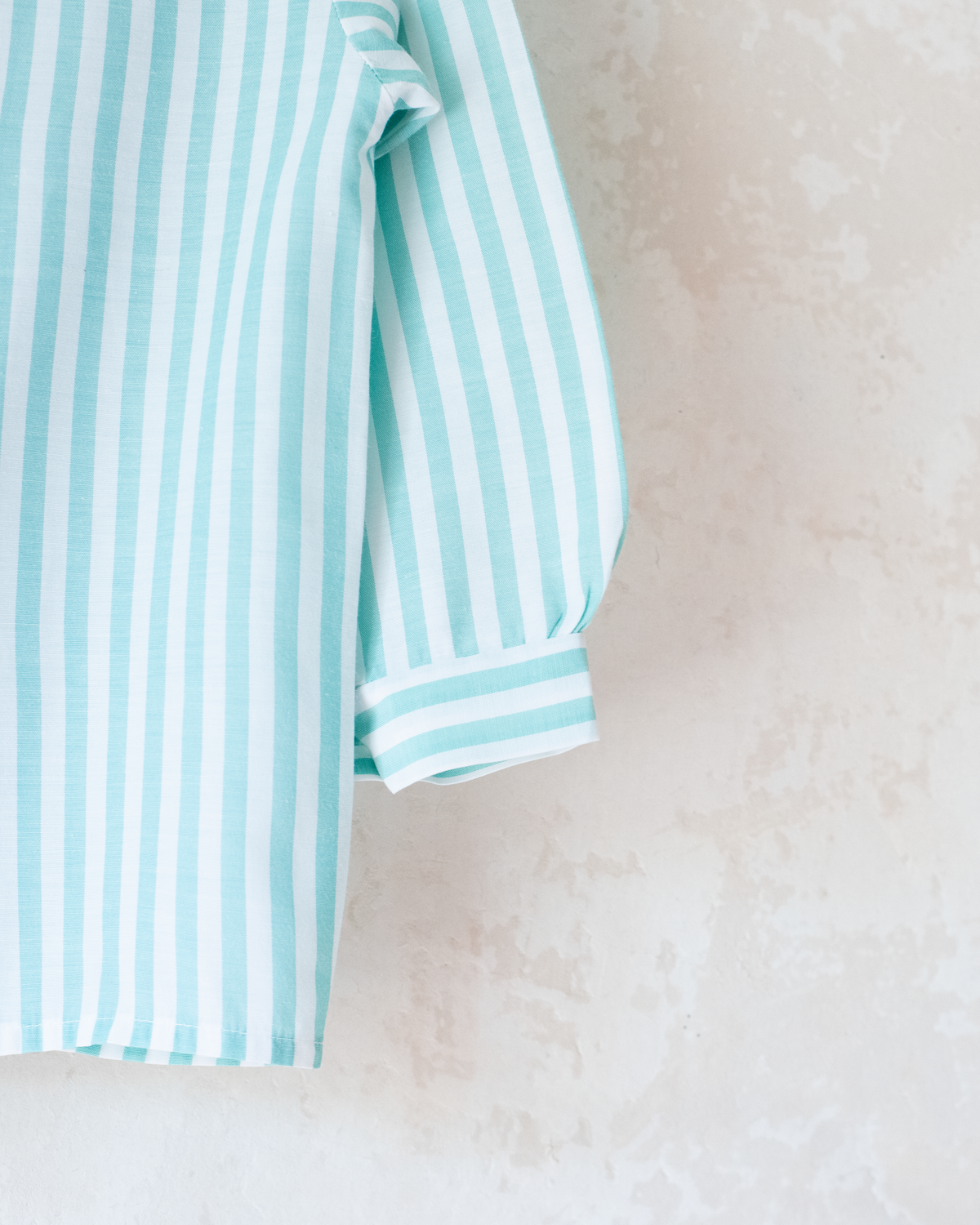 Long striped shirt with two rows of buttons | 3-4 years