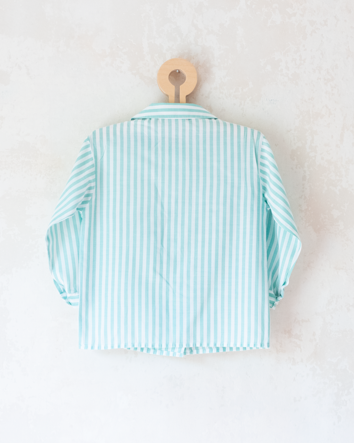 Long striped shirt with two rows of buttons | 3-4 years