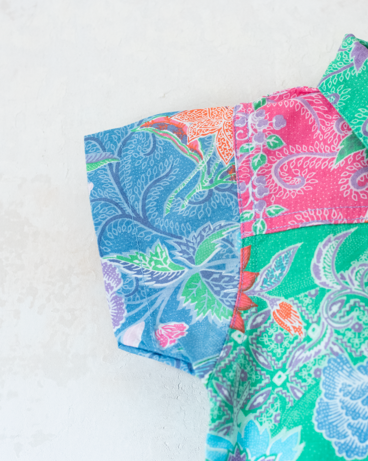 Colorful Floral Set from the Eighties | 18-24 Months