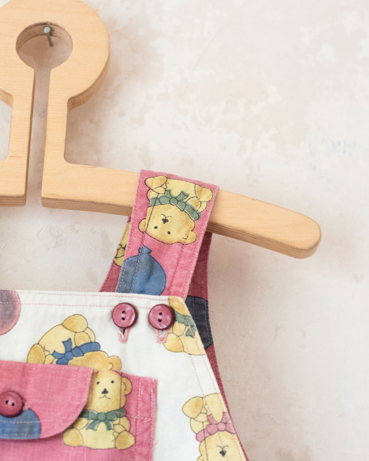 Overalls with bears and balloons | French deadstock | 2-3 years