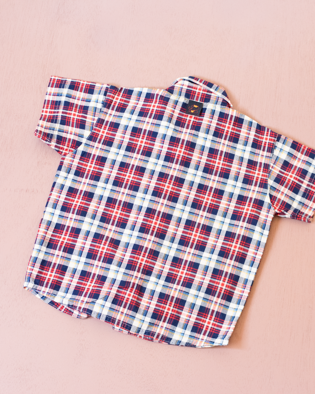 Babar the Elephant Plaid Button-Down Shirt | 12-18 Months