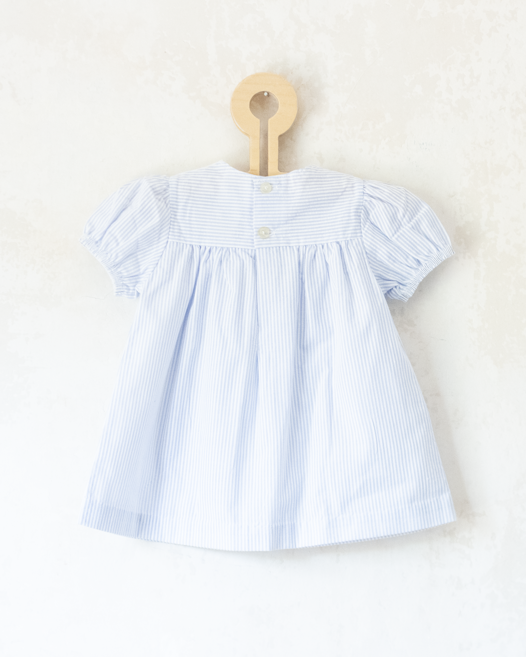 שמלת פסים ורקמת סירות | 6-9 חודשים