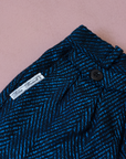 מכנסיים מחוייטים בכחול מבריק ושחור | 2-3 שנים