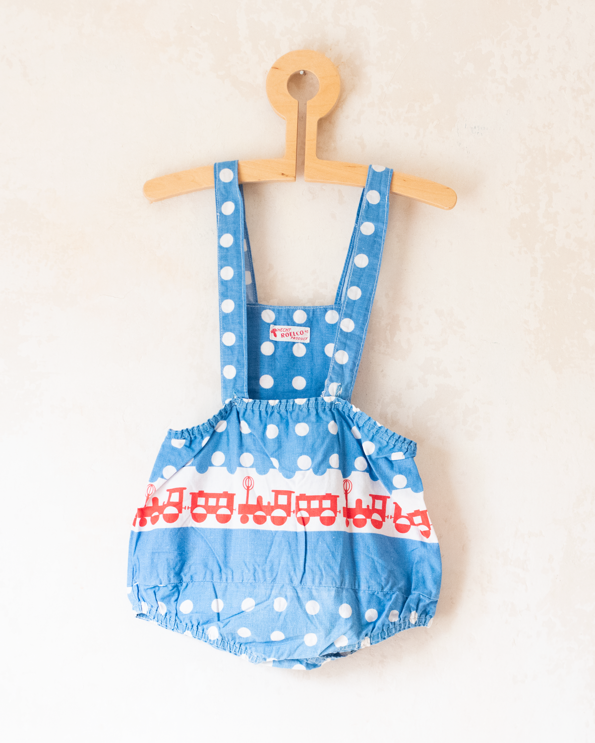 Blue Romper with Trains | 18-24 Months