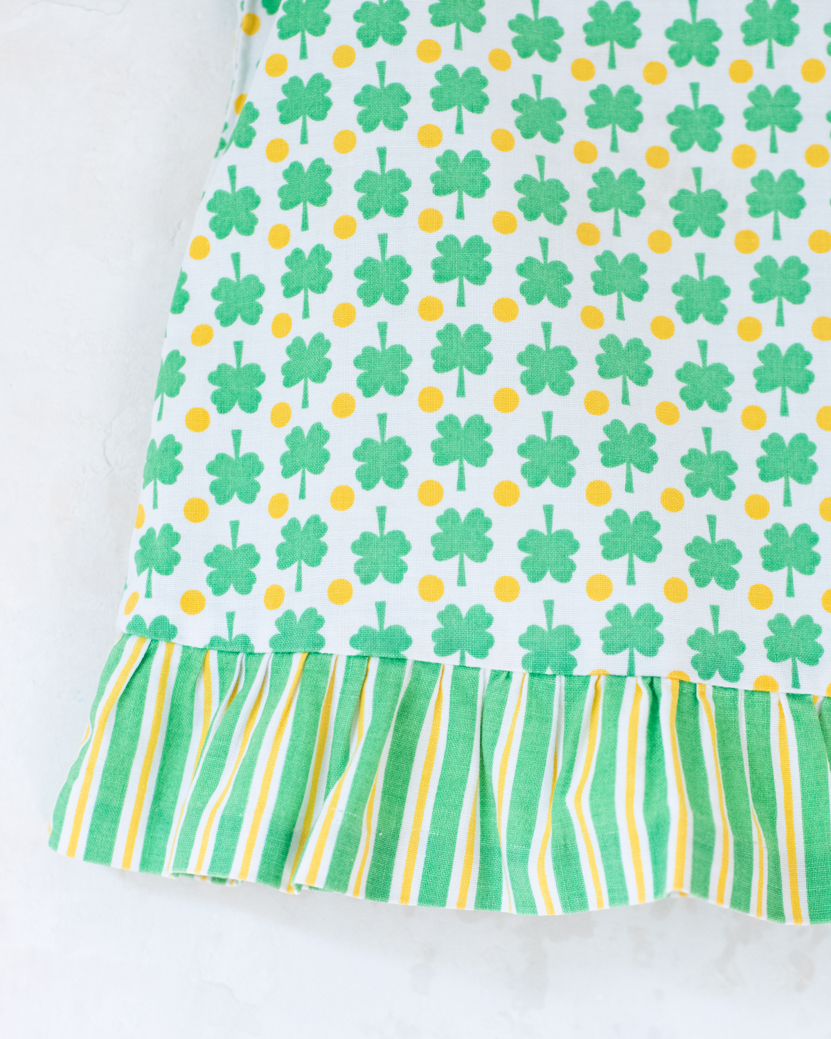 Sixties Tunic and Hat Set with Shamrocks | 6-9 Months