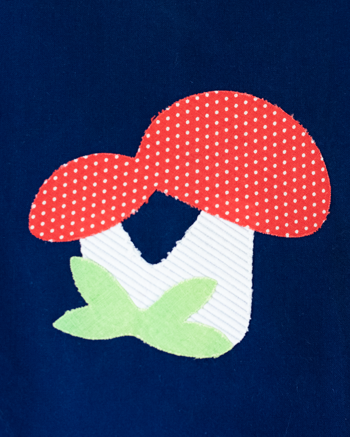 Blue tunic with mushrooms | 6-9 months