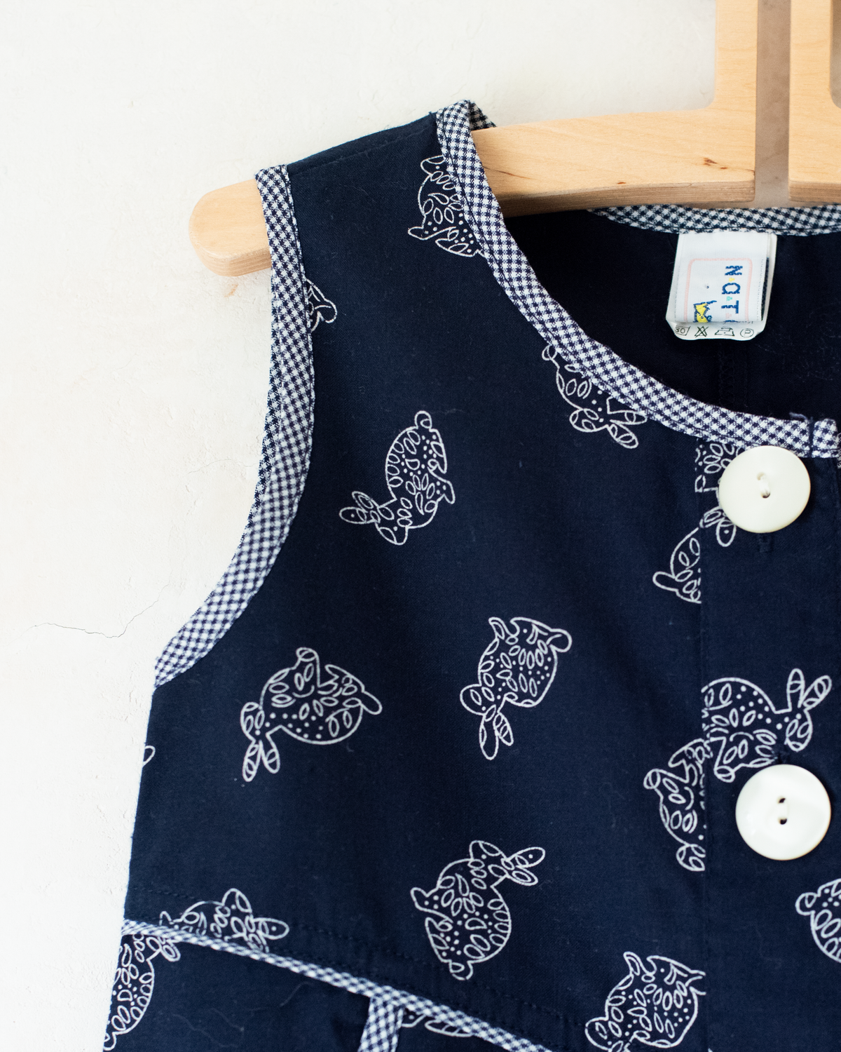 Blue short romper with bunnies | 3-4 years