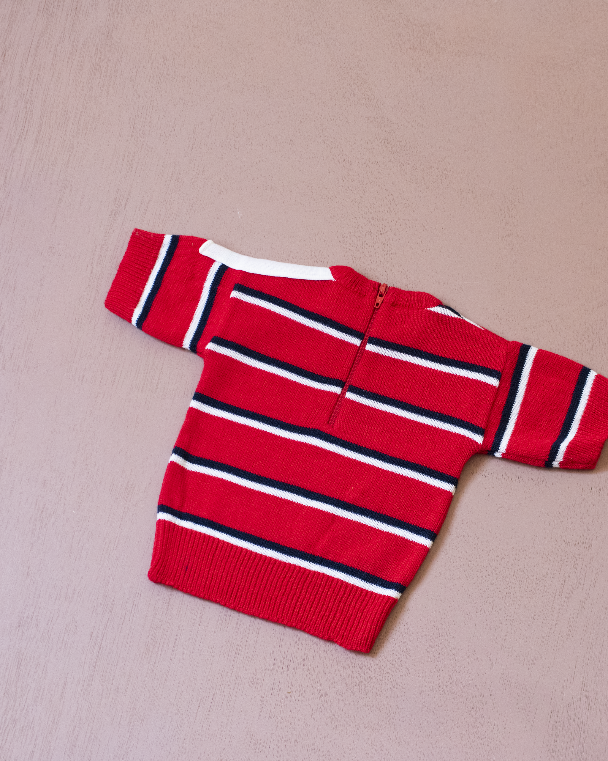 חולצת פסים עם סירות מפרש | דד סטוק ספרדי | 6-9 חודשים