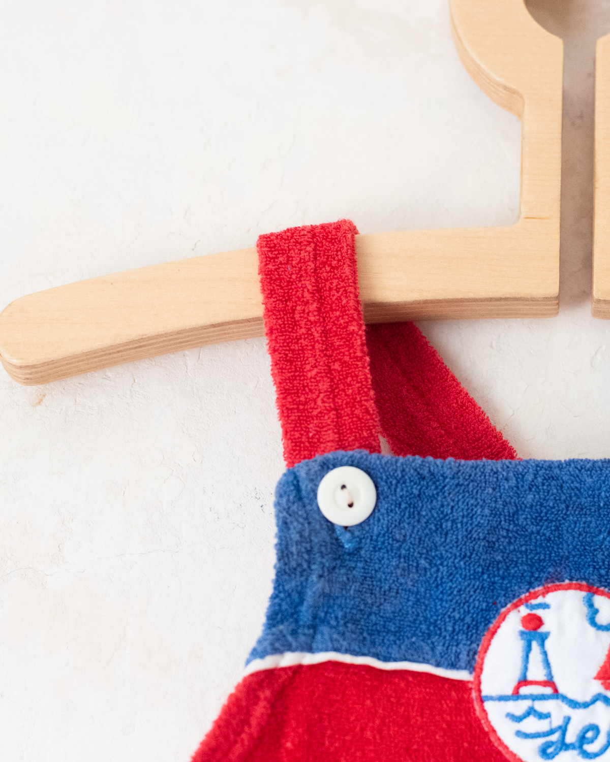 Summer romper made from towel fabric | 12-18 months
