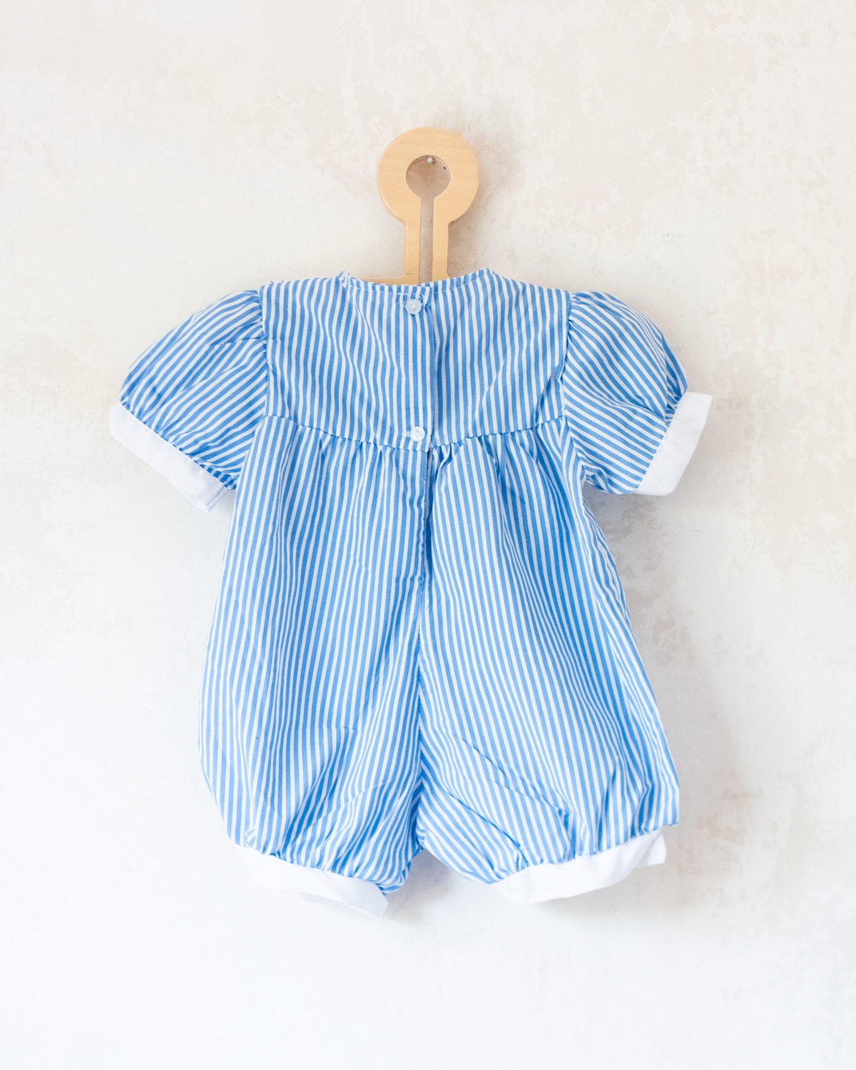 Striped playsuit with sailor collar | 9-12 months