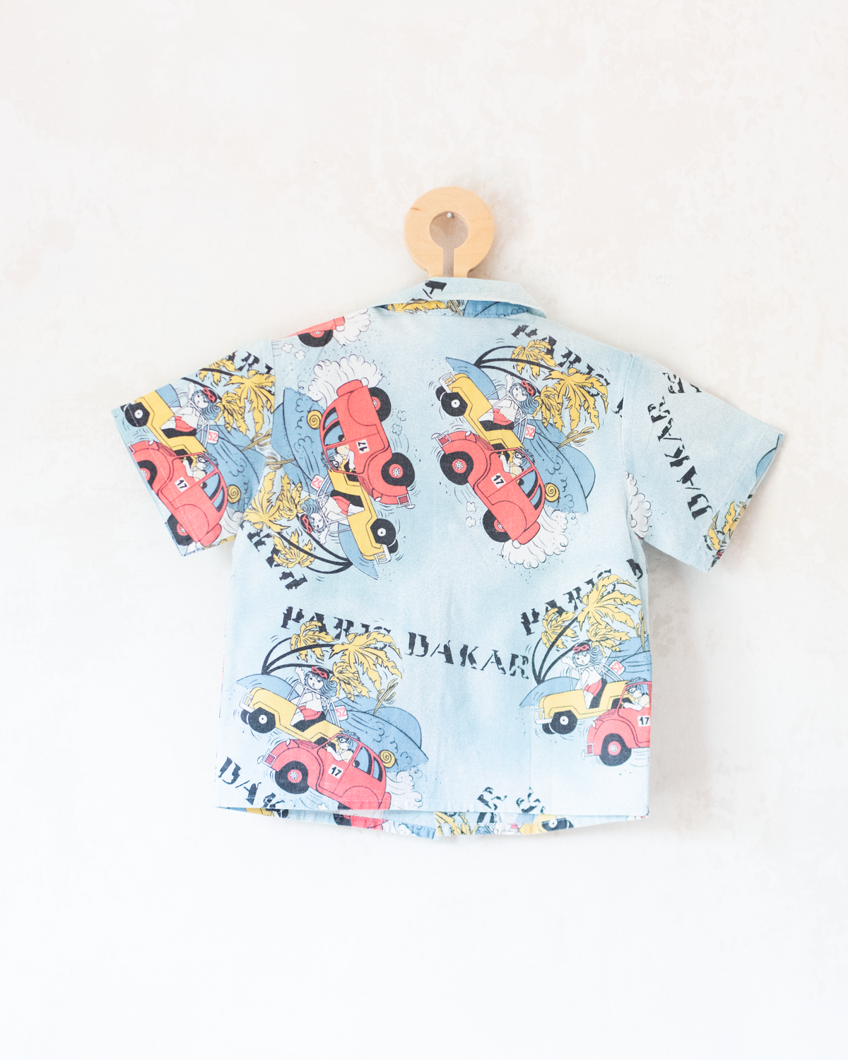 Button-up Shirt with Cars | 3-4 Years