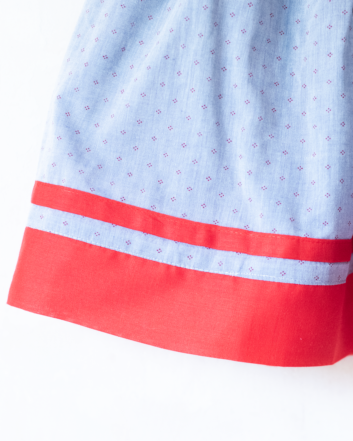 Gray and red dress with floral embroidery | 18-24 months
