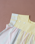 שמלת פסים בגווני פסטל | 9-12 חודשים