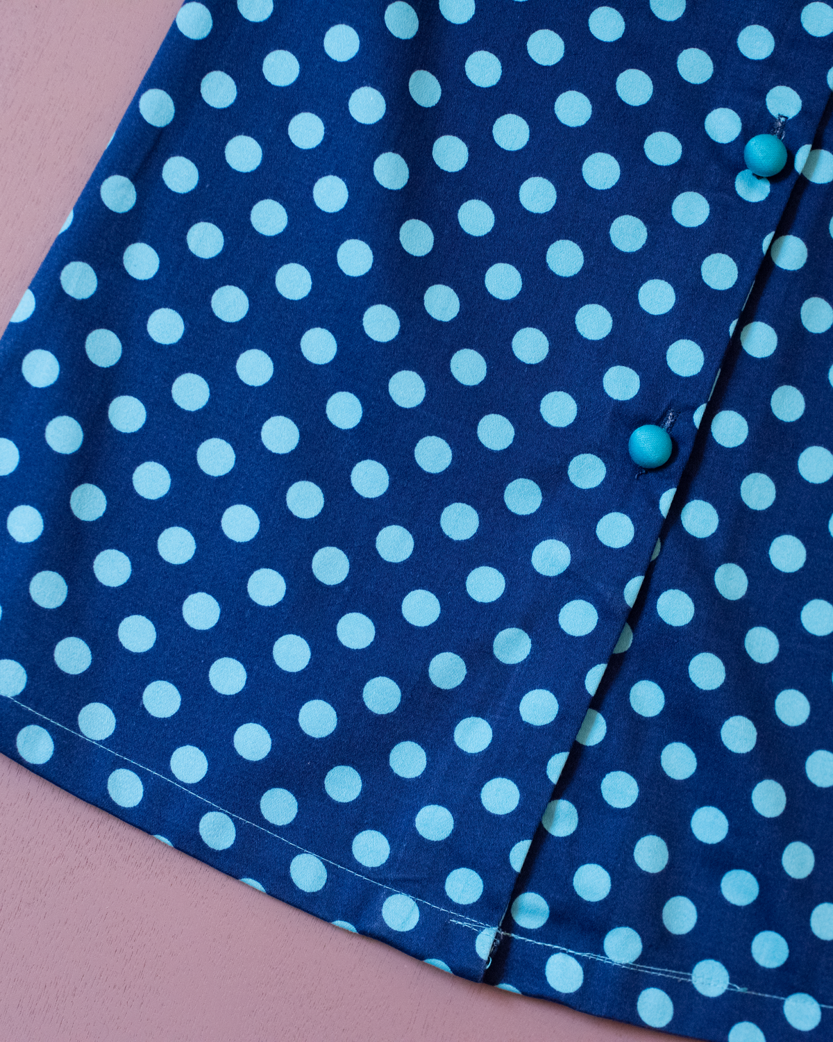 Blue Polka Dot Suit | Deadstock from the Seventies | 7-8 Years 