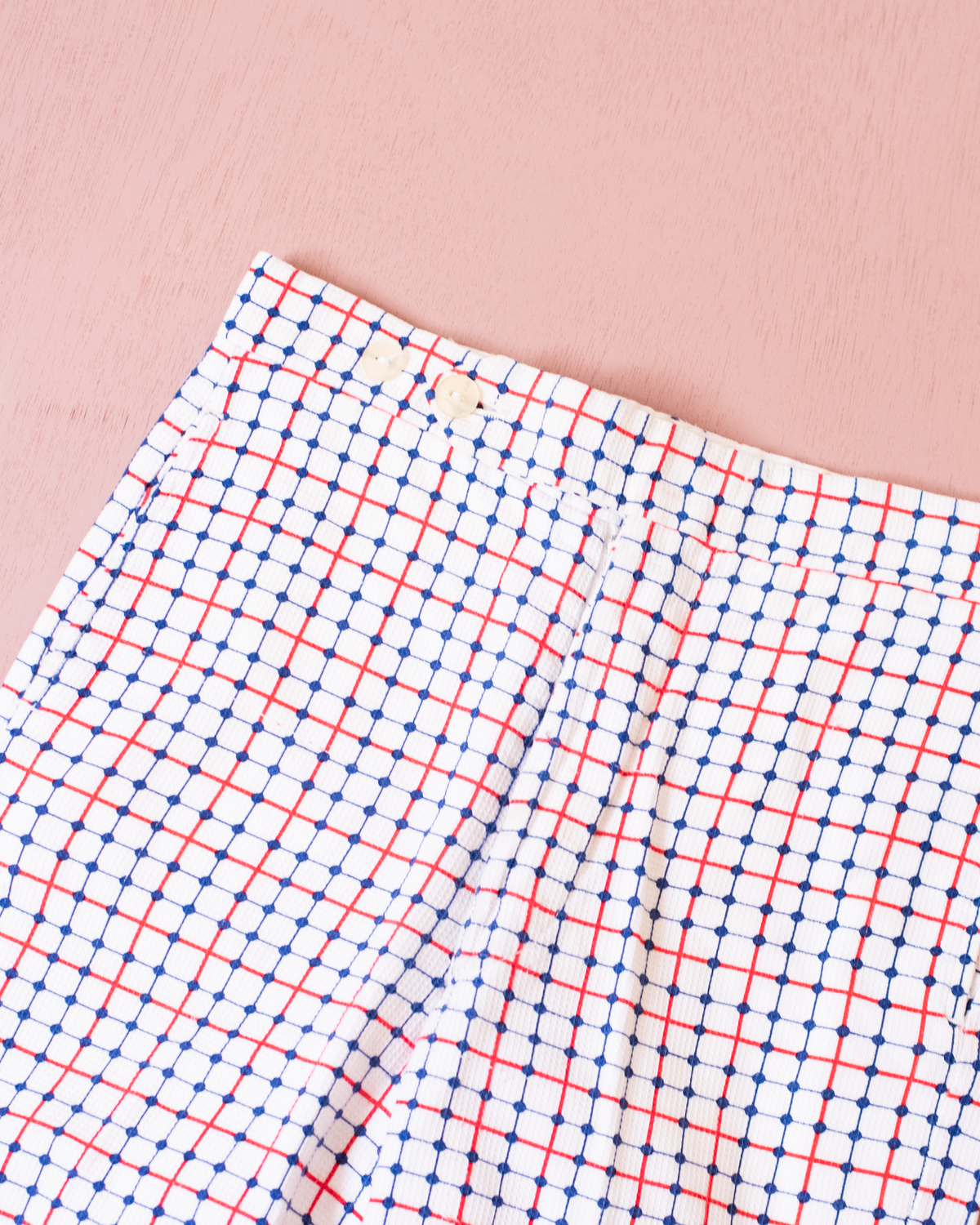 Plaid Bermuda Shorts | French Seventies | 4-5 Years