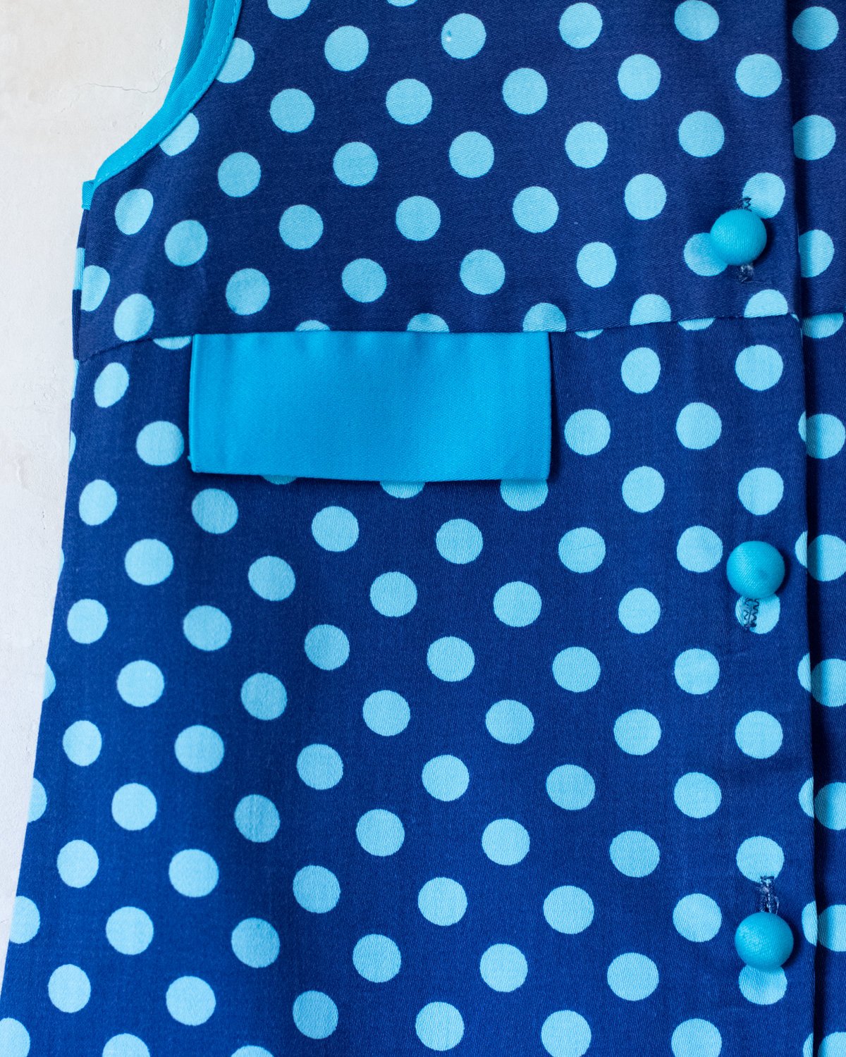 Blue Polka Dot Suit | Deadstock from the Seventies | 7-8 Years 